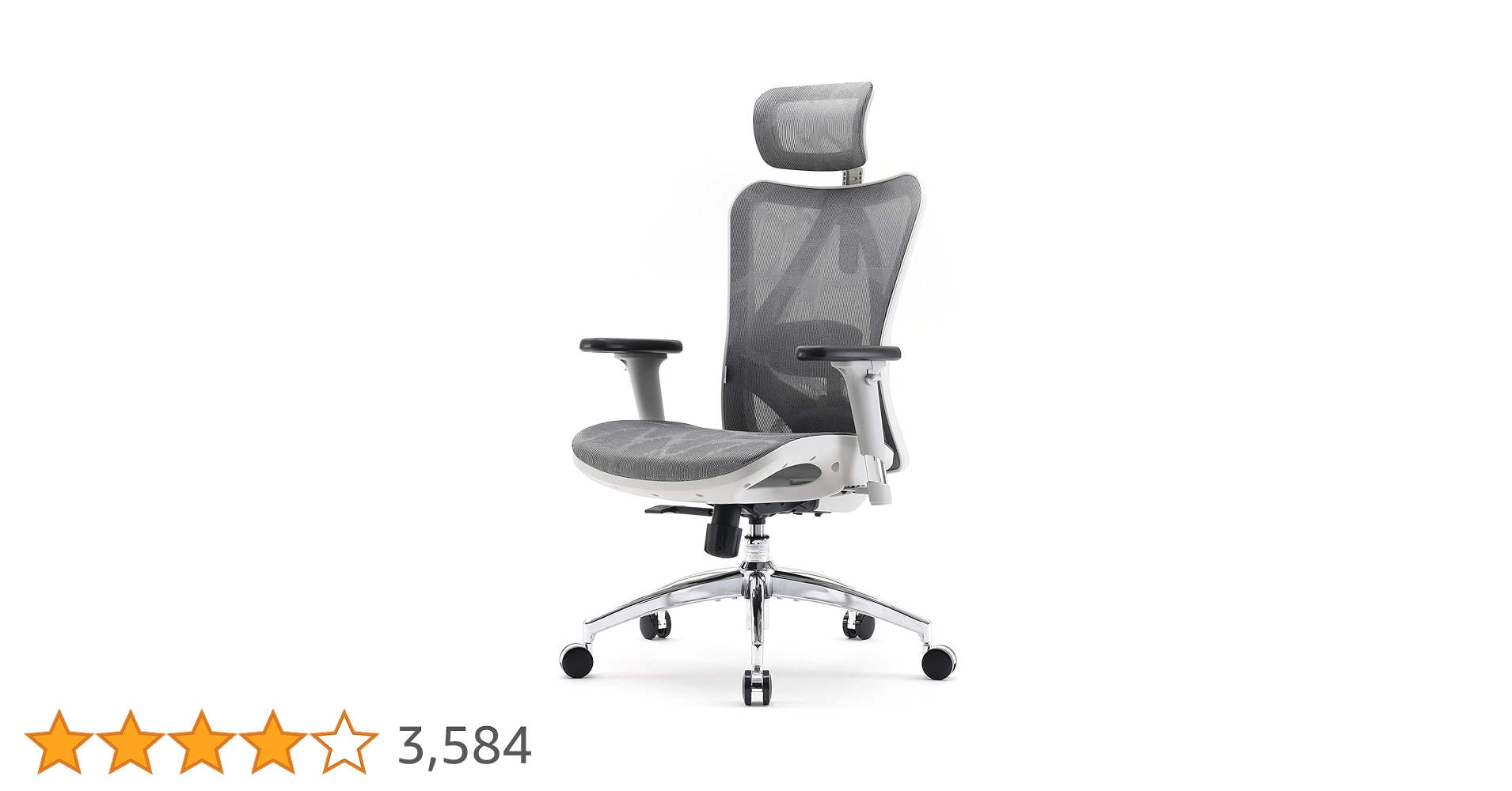 SIHOO デスクチェア M1人間工学メッシュチェアモデル　フットレスト付き SIHOO デスクチェア M1人間工学メッシュチェアモデル